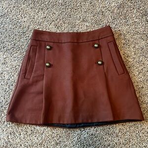 Express Brown Mini Skirt